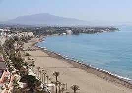 File image of La Rada beach, in Estepona, seen from the Mirador del Carmen.