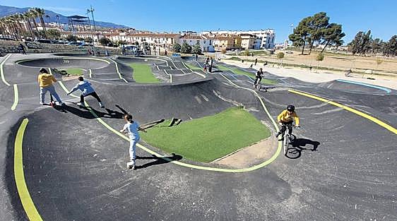 This Malaga town is home to one of Andalucía's largest pump tracks, a new trend for those on two wheels