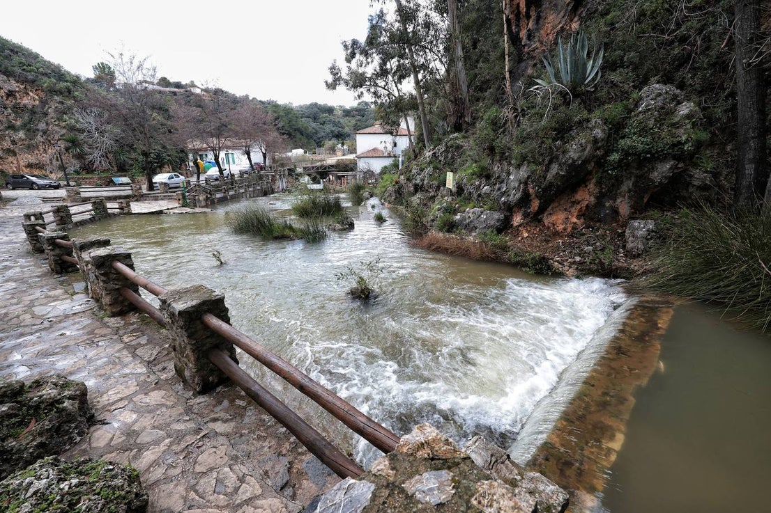 One of the sources of the Genal river, in Igualeja, on Sunday
