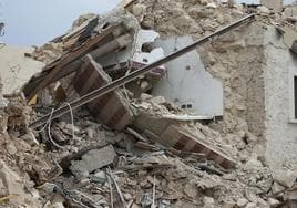 File image of earthquake rubble.