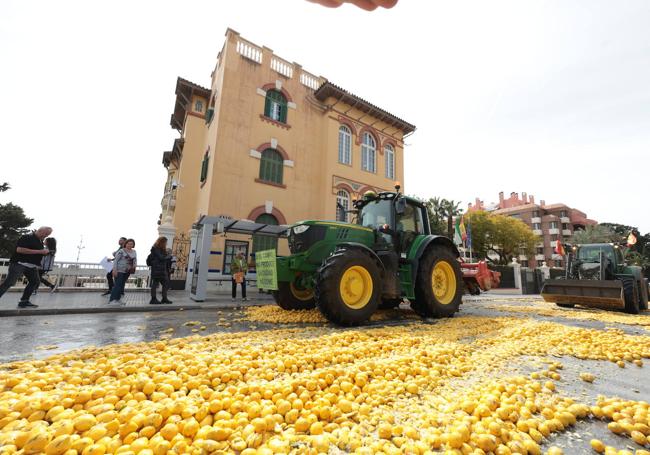 Driving over lemons