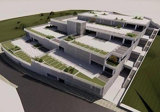 The proposed design of the new car park in Ronda.