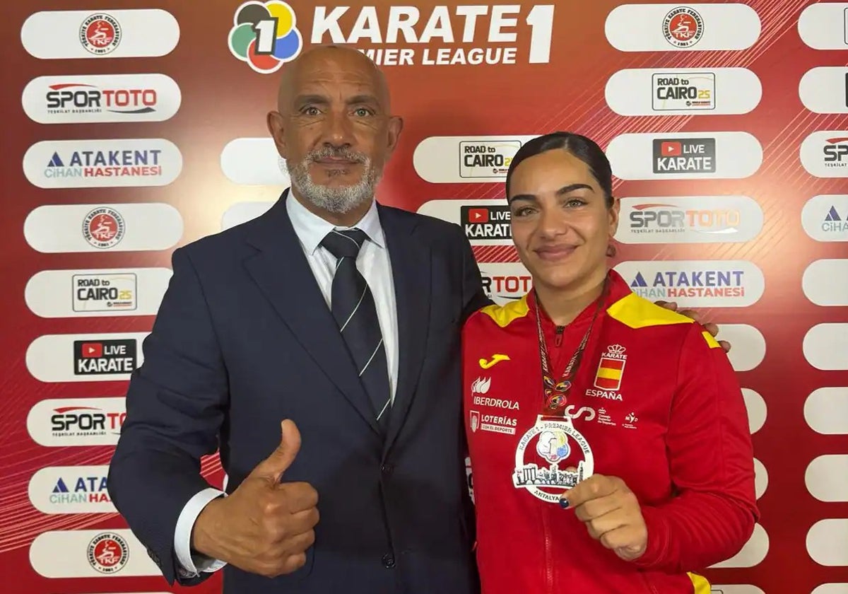 Malaga karateka on the podium once again