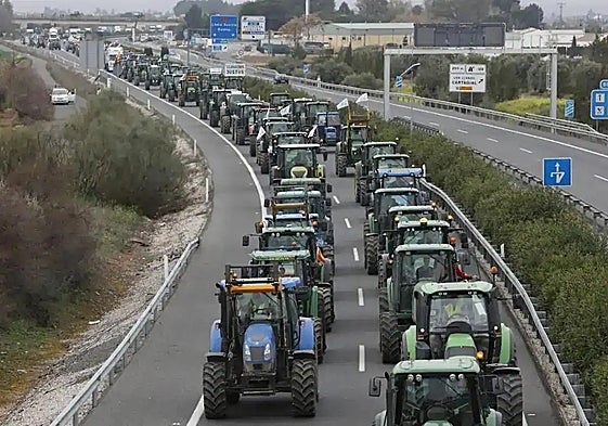 These are the roads set to be affected by farmers' protest rallies in the south of Spain this week