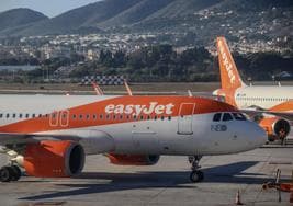 File image of easyJet aircraft at Malaga Airport.