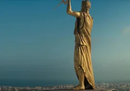 Malaga city at the feet of Zeus - one of the images unveiled by the new series Kaos.