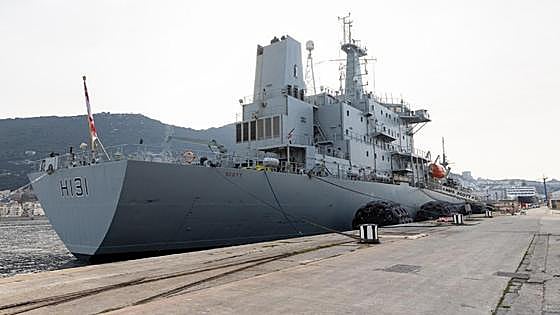 HMS Scott arrives in Gibraltar for routine visit
