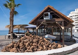 Extractor hood installed above the 'espeto' boat.