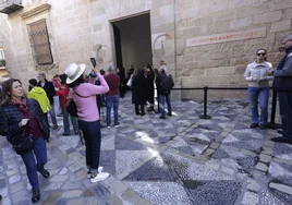 Tourists visit the Picasso Museum in Malaga (file image).