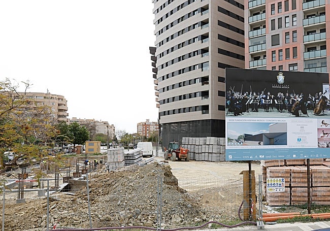 Work begins on the new building in Teatinos