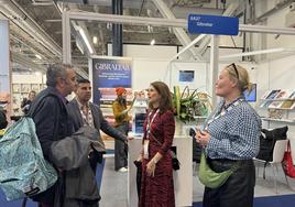 The Gibraltar stand at the London Book Fair.