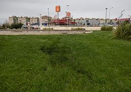 Roundabout where the crash happened.