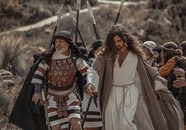 Actors during a previous performance of El Paso in Benalmádena.