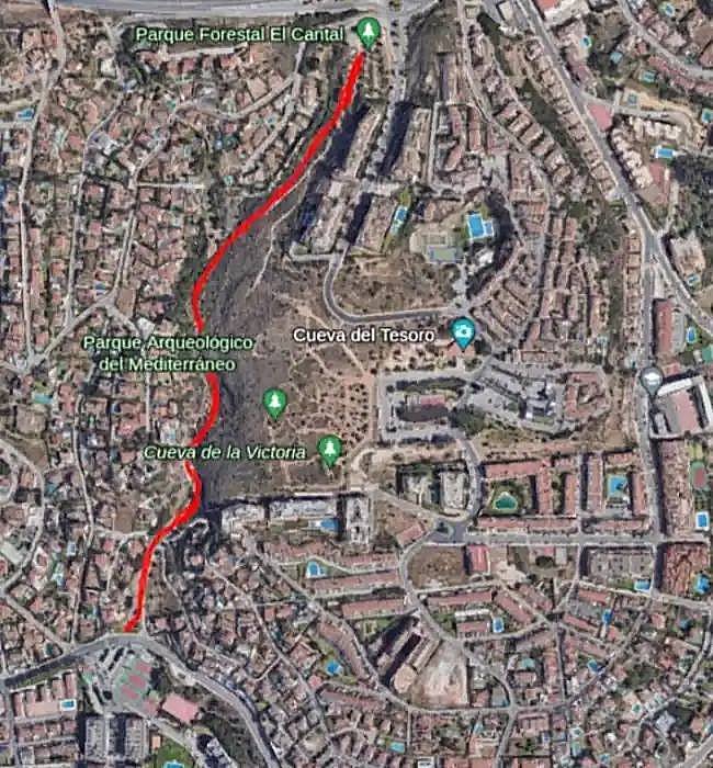 The proposed location for the green corridor.