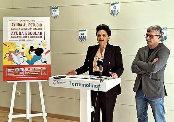 Mayor Margarita del Cid announces aid package.