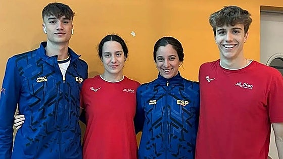 Another international podium for Malaga swimmer