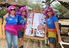 The 'raffle girls' at a previous ARCH event.