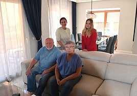 Liudmila, with her daughter and in-laws, recalls how the golden visa allowed them to realise their dream of living in Spain.
