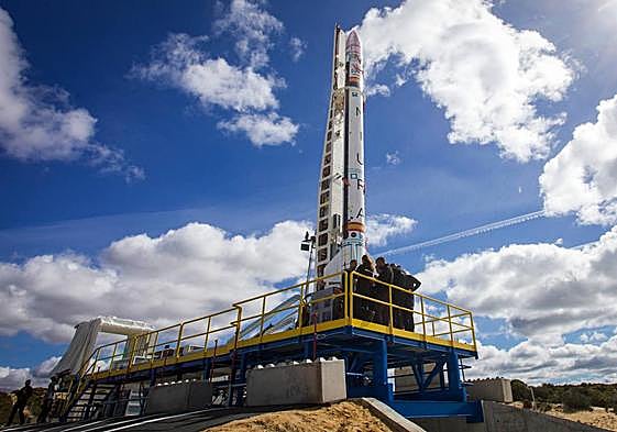 Spacecraft launch pad in El Arenosillo, Huelva.