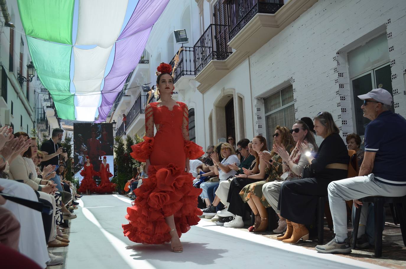 Flamenco fashion show in Alhaurín el Grande