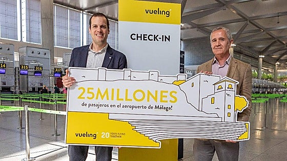 Vueling marks 25 million passengers milestone at Malaga Airport