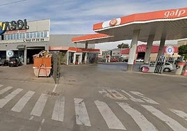 Area where the body was found in Calle Gerald Brenan in Malaga.