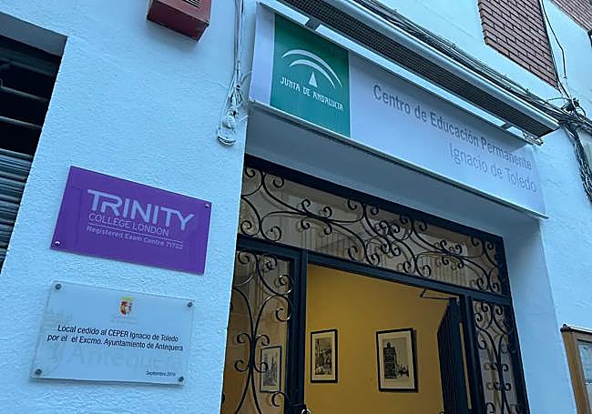 The CEPER Ignacio Toledo in Antequera whose students have been left without a trip to England.