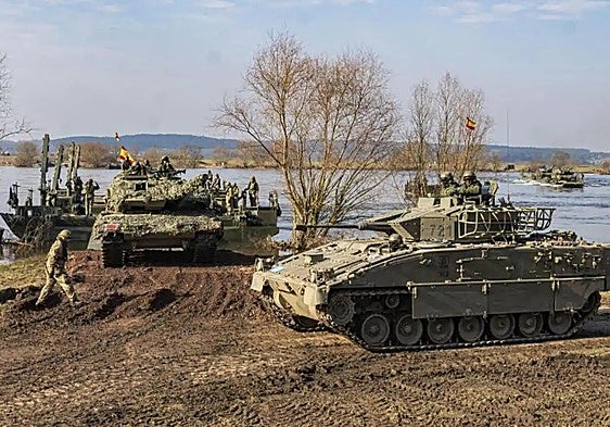 Spanish soldier dies after live mortar shell explodes during Nato training exercise in Poland