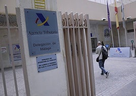 The main tax office for the province of Malaga.