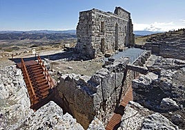 View of Acinipo's Roman theatre.