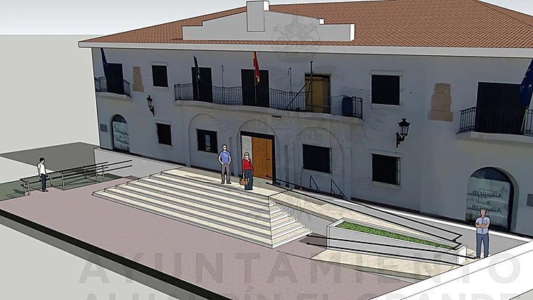 Alhaurín el Grande installs ramps and elevator in town hall building to make it more accessible