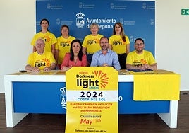 Organisers and councillors at the launch in Estepona.