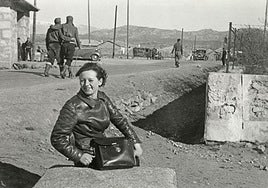 Gerda Grepp, in a photo taken when she was sent to the frontline.