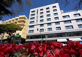 View of one of the hotels on the Costa del Sol