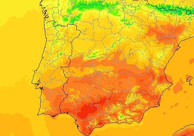 Temperatures up to 30C.