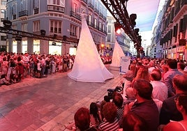 One of the many performances in the city last weekend.