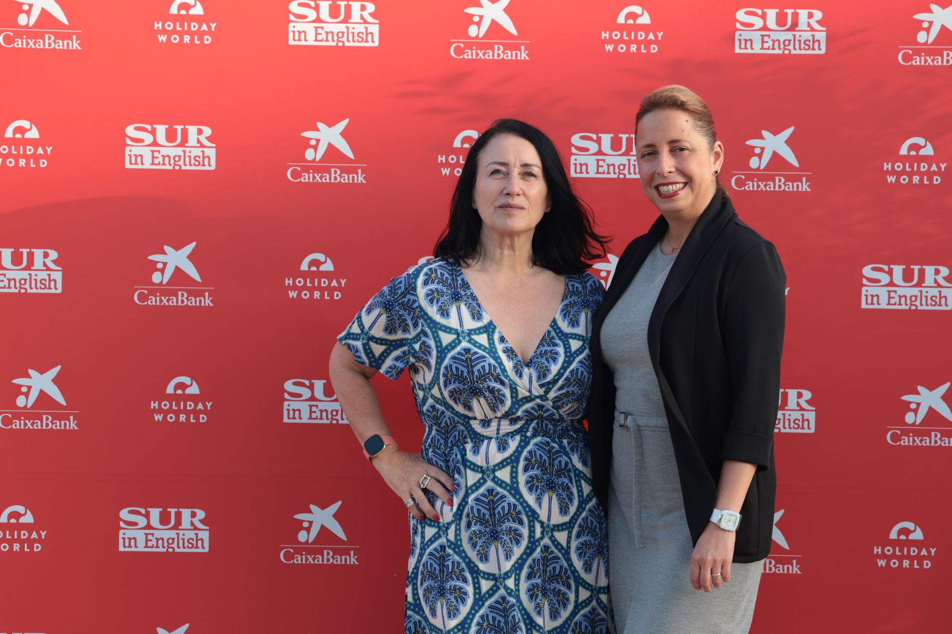 Sam Campbell of Business 1st and Lucia Melgarejo of Blacktower Financial Management Group.