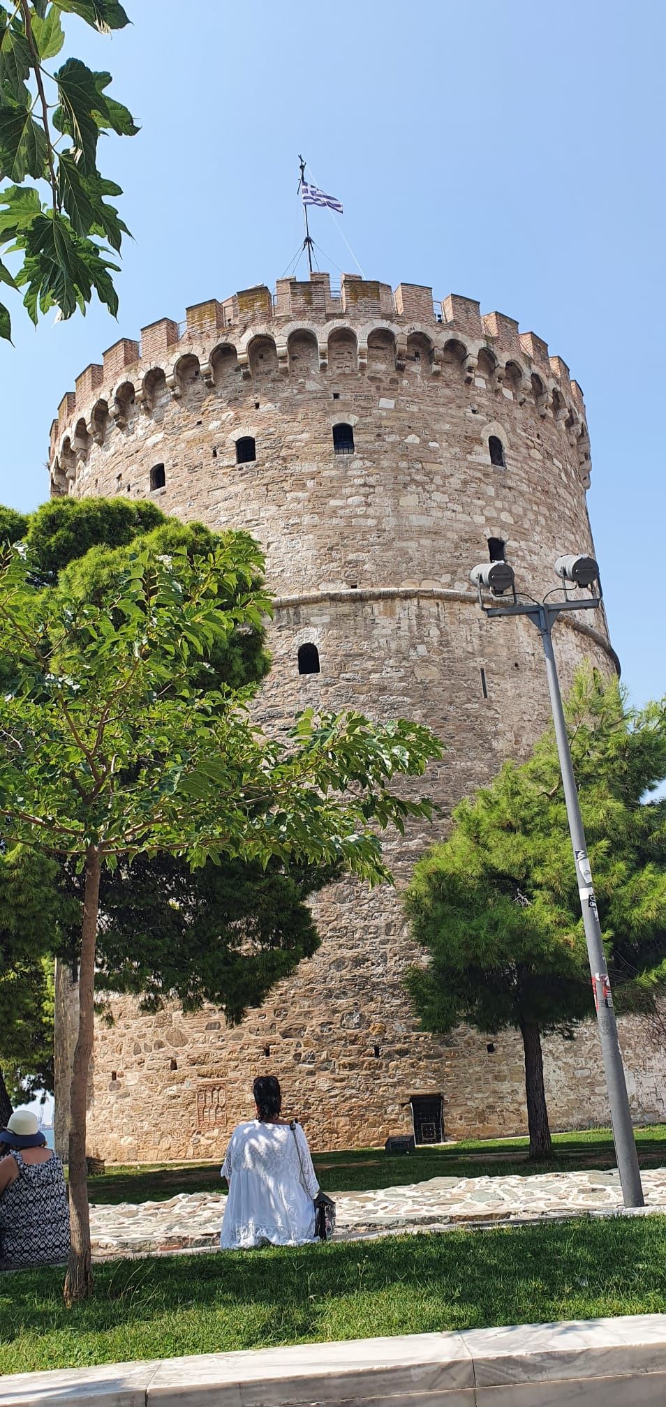 The White Tower of Thessaloniki, built in the 15th century by the Ottomans, was previously used as a prison and fortress.