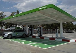 Iberdrola recharging point.