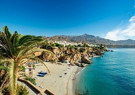 Calahonda beach in Nerja.