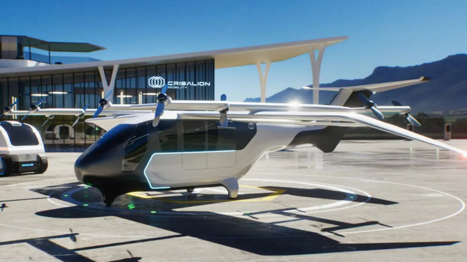 Presentado el prototipo del primer dron de España que transportará pasajeros entre el aeropuerto de Málaga y Marbella