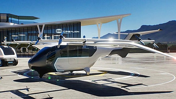 Prototype of first Spanish-built drone to fly passengers between Malaga Airport and Marbella unveiled