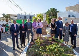 Inauguration of 'Monolito Civilizaciones'.