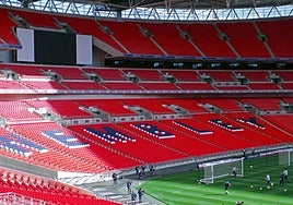 Wembley Stadium.