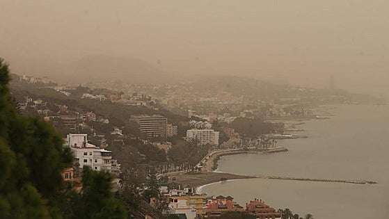 'Calima' dust from the Sahara desert will mark parts of Malaga and the Costa del Sol with muddy showers on Saturday