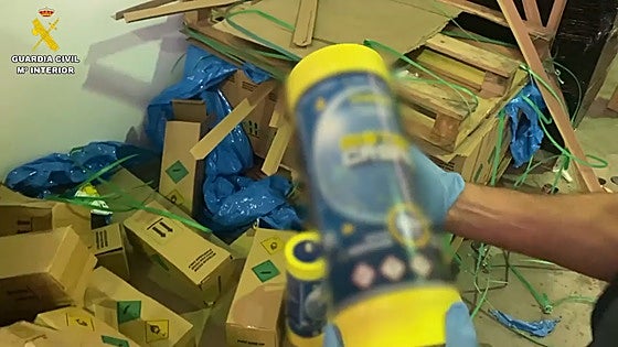 Largest cache of laughing gas seized in Europe found in Malaga province