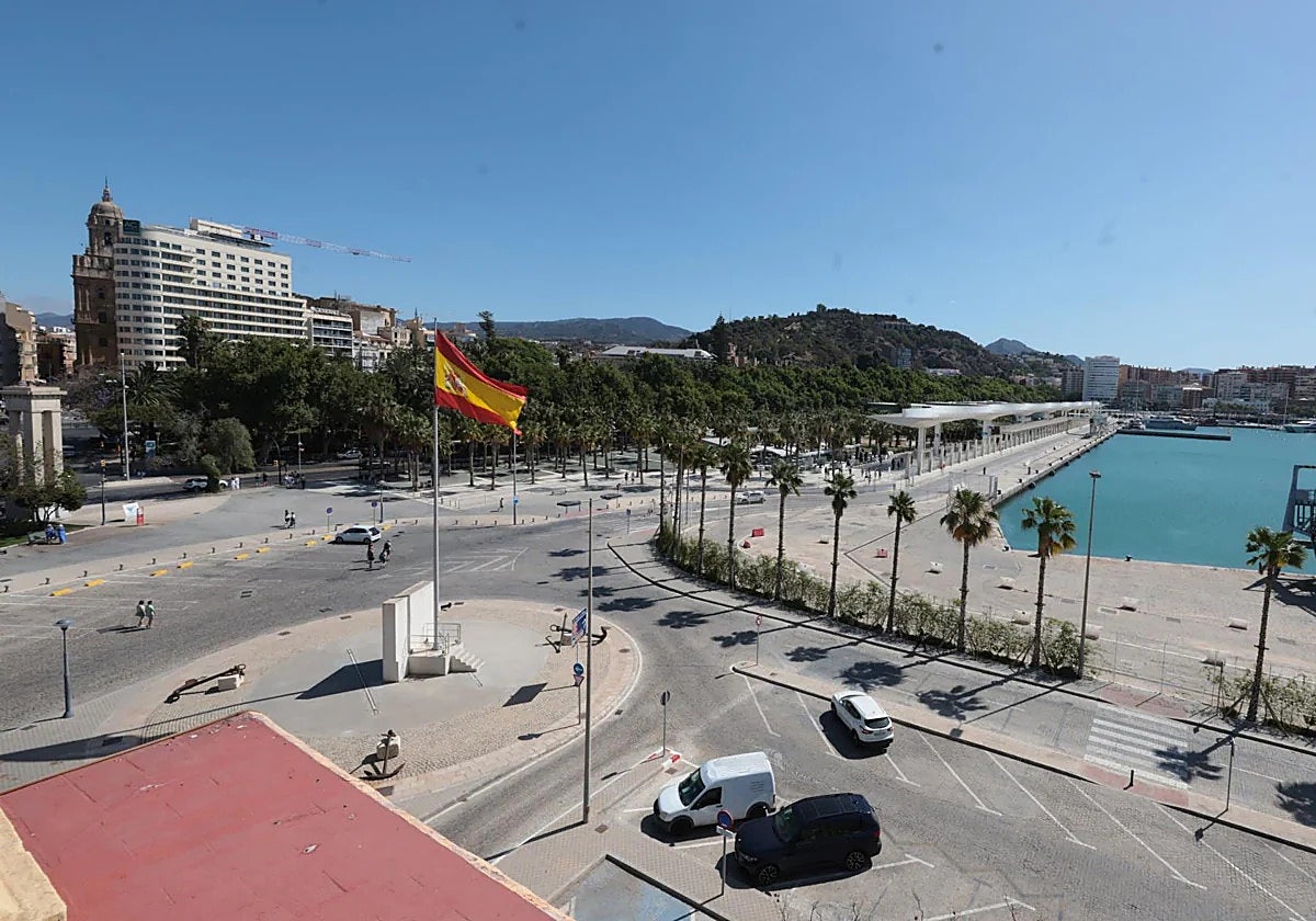 Area where the new ferris wheel is planned.