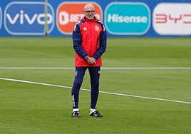 Spain's coach Luis de la Fuente.