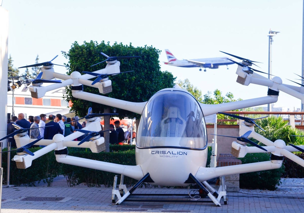 Presentation of Crisalion's passenger drone prototype.