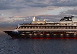 In pictures: New luxury cruise line with an exclusive offer for high-end passengers makes its debut in Malaga